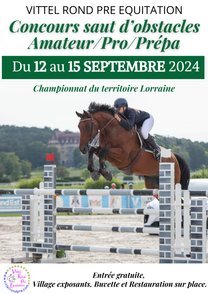 Concours saut d'obstacles amateur, pro championnat du territoire de Lorraine